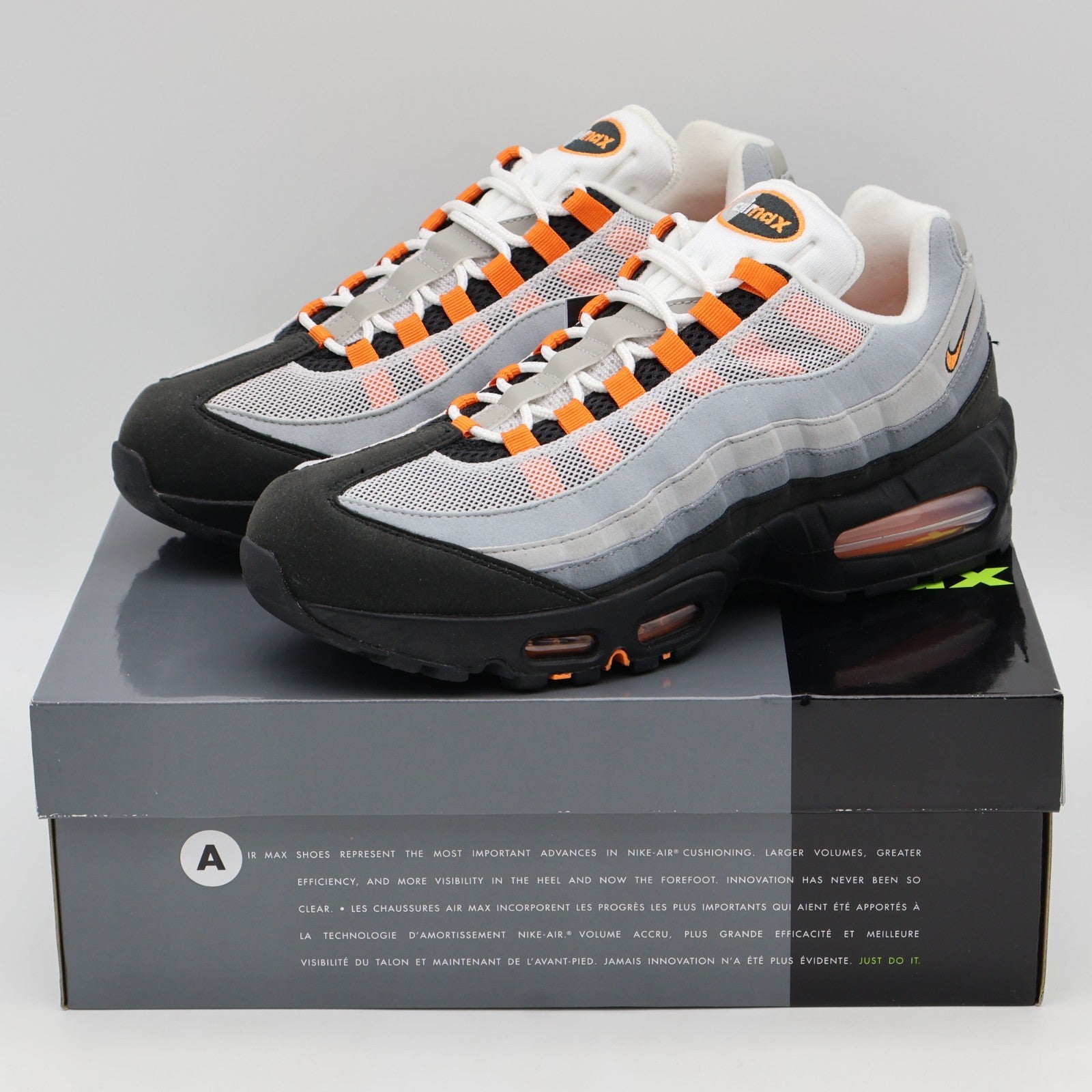 HM4740-005 Nike Air Max 95 OG Big Bubble Bright Mandarin 2025 (Men's)