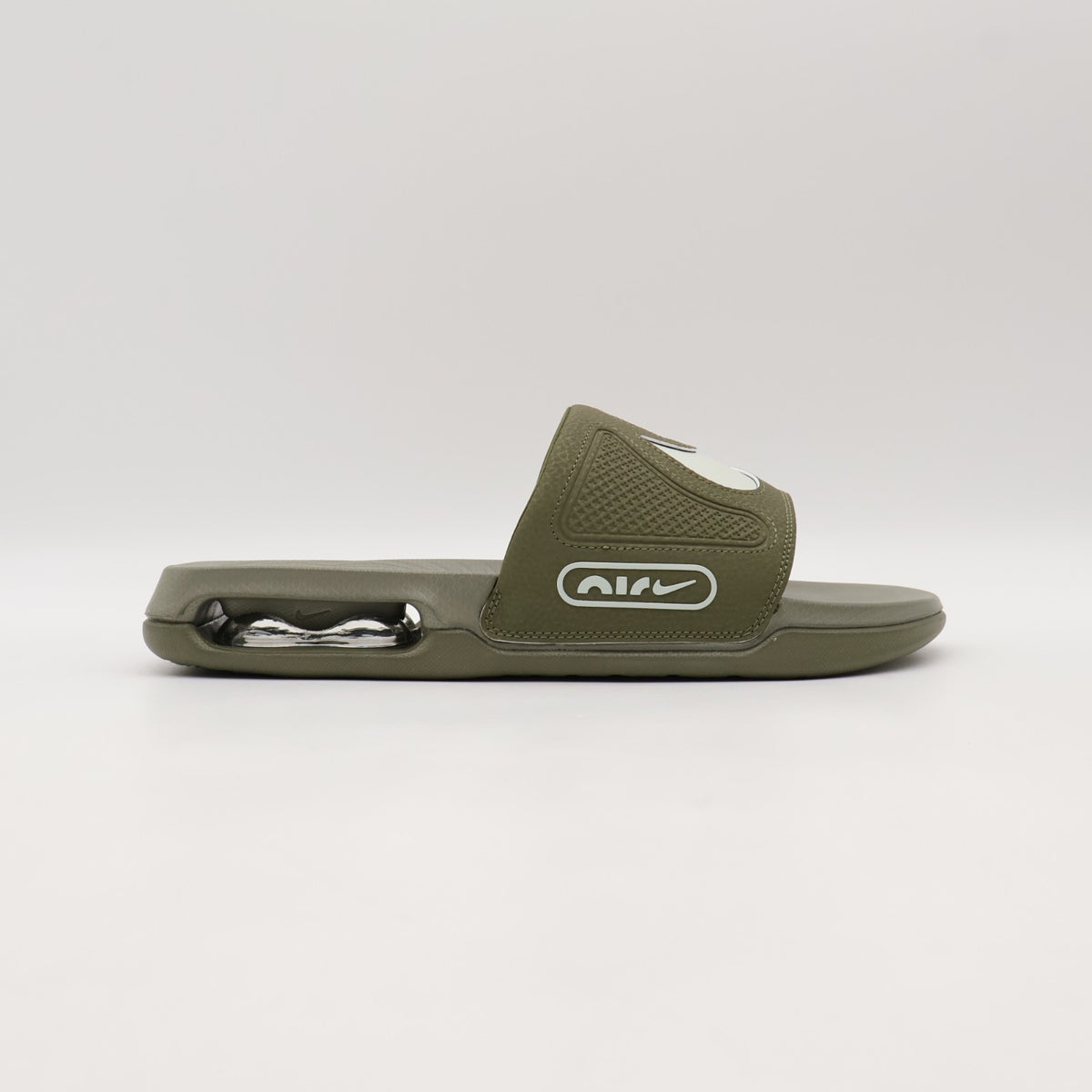 DC1460-202 Nike Air Max Cirro Slide Medium Olive Light Army Light Silver (Men's)