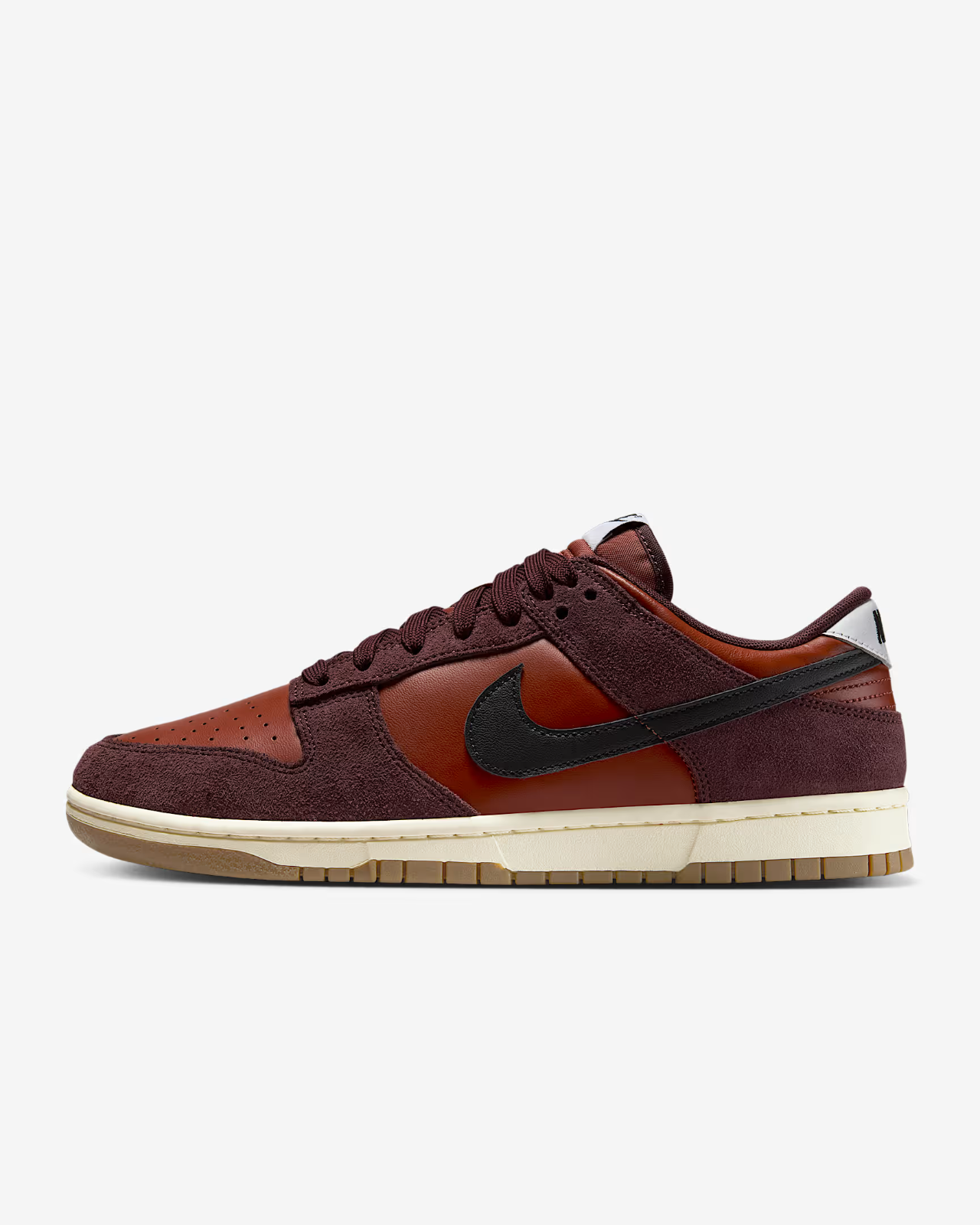 IB6399-600 Nike Dunk Low Mars Stone Black Burgundy Crush (Men's)