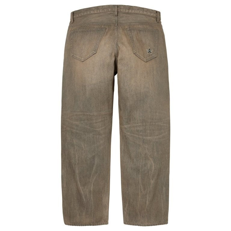 Supreme Distressed Loose Fit Selvedge Jean "Washed Grey" (26FW)