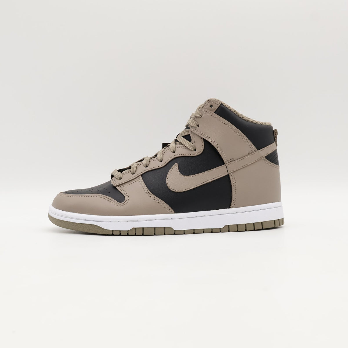 DD1869-002 Nike Dunk High Moon Fossil Black Bitter Dark Brown Ash Grey (Women's)
