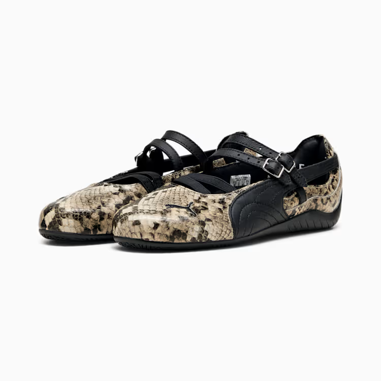 405326-01 Puma Speedcat Ballet Snake Puma Black Vapor Gray (Women's)