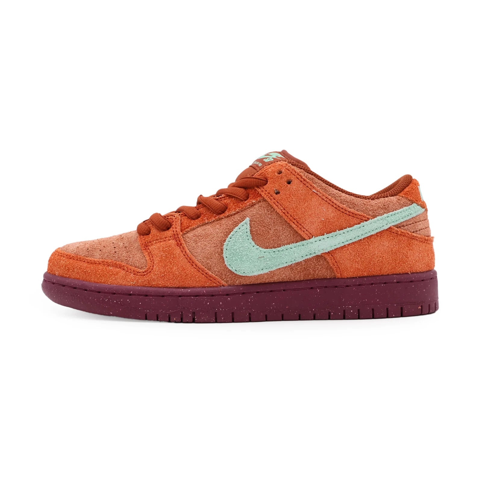 DV5429-601 Nike SB Dunk Low Mystic Red Rosewood Emerald Rise Rugged (Men's)