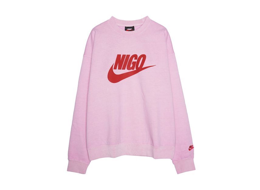 NIGO Nike NRG Crew Fleece Pinkï¼NIGOï¼
