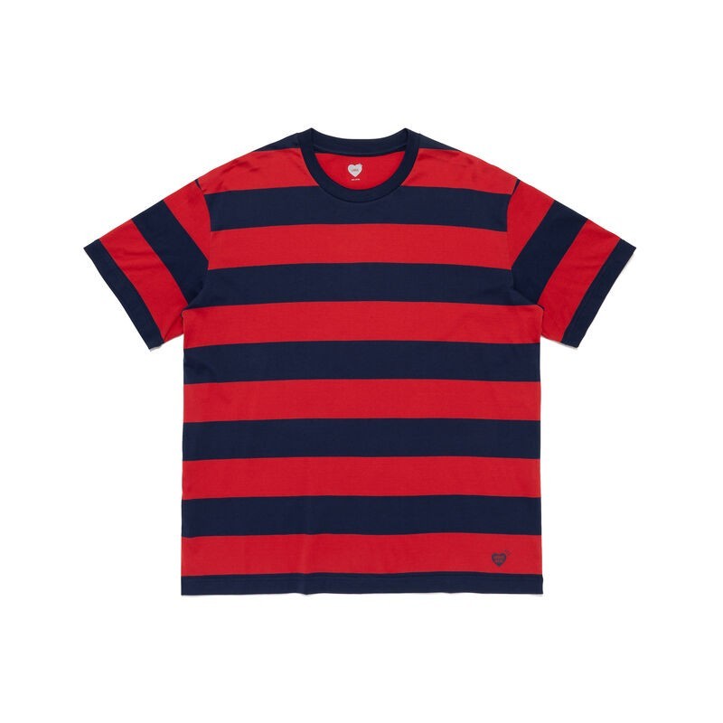 HUMAN MADE Striped Pack T-Shirt Navy