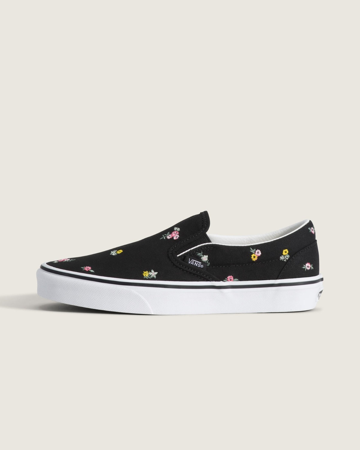 VN000ED2B9P Vans Classic Slip-On Floral "Black/Pink" (Unisex)