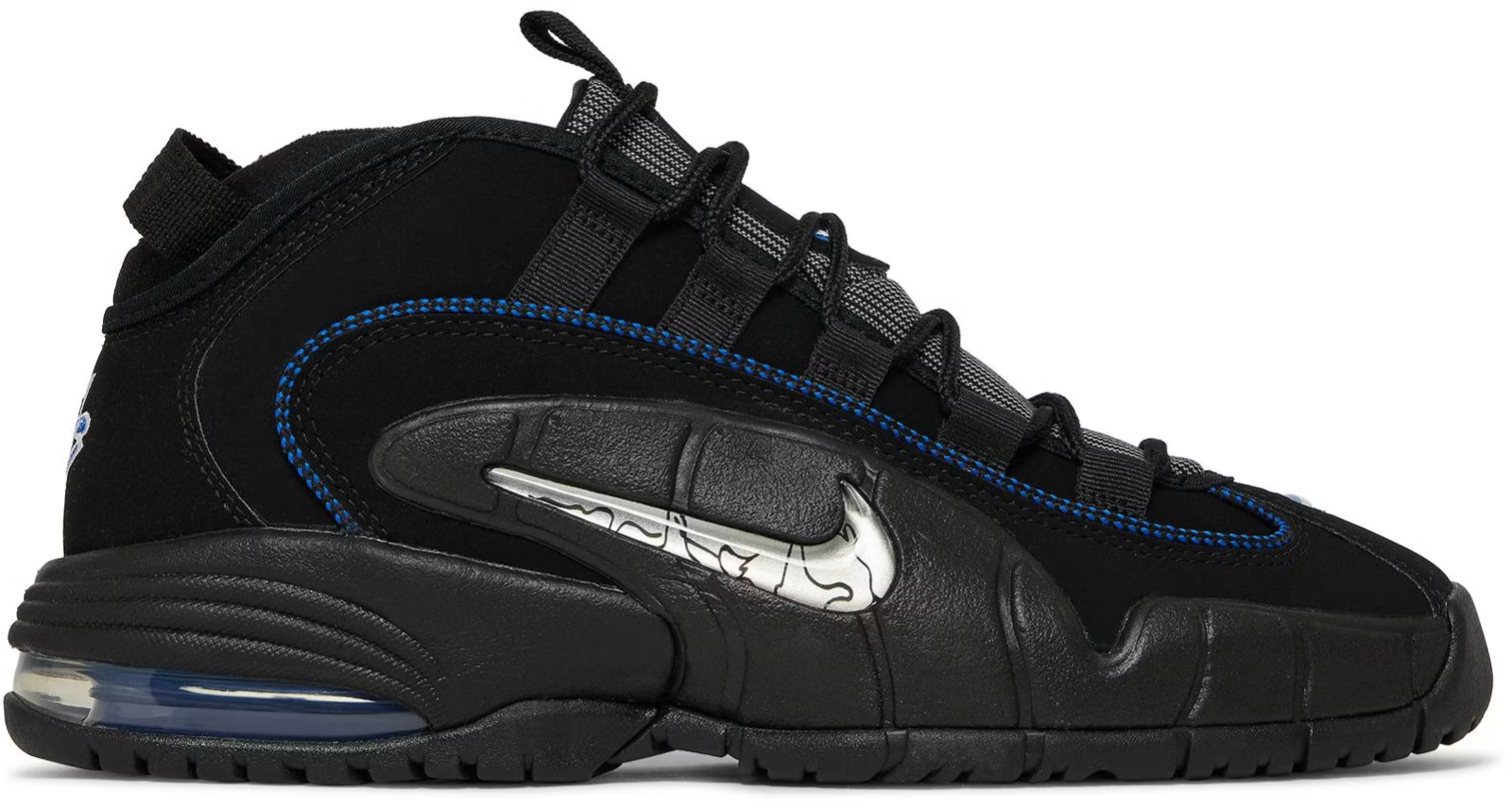 DN2487-002 Nike Air Max Penny 1 "Black and Metallic Silver" (Men's)