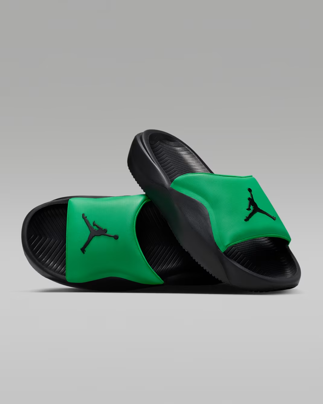 HF3263-301 Nike Jordan Franchise Slide Lucky Green/Black (Men's)