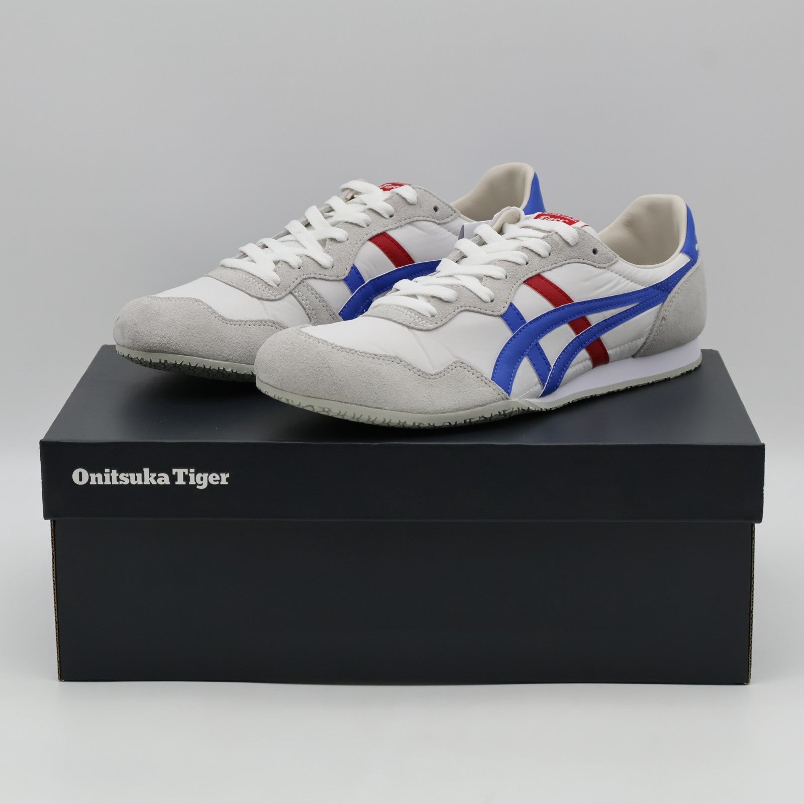 1183B400-100 Onitsuka Tiger Serrano White Directoire Blue (Men's)