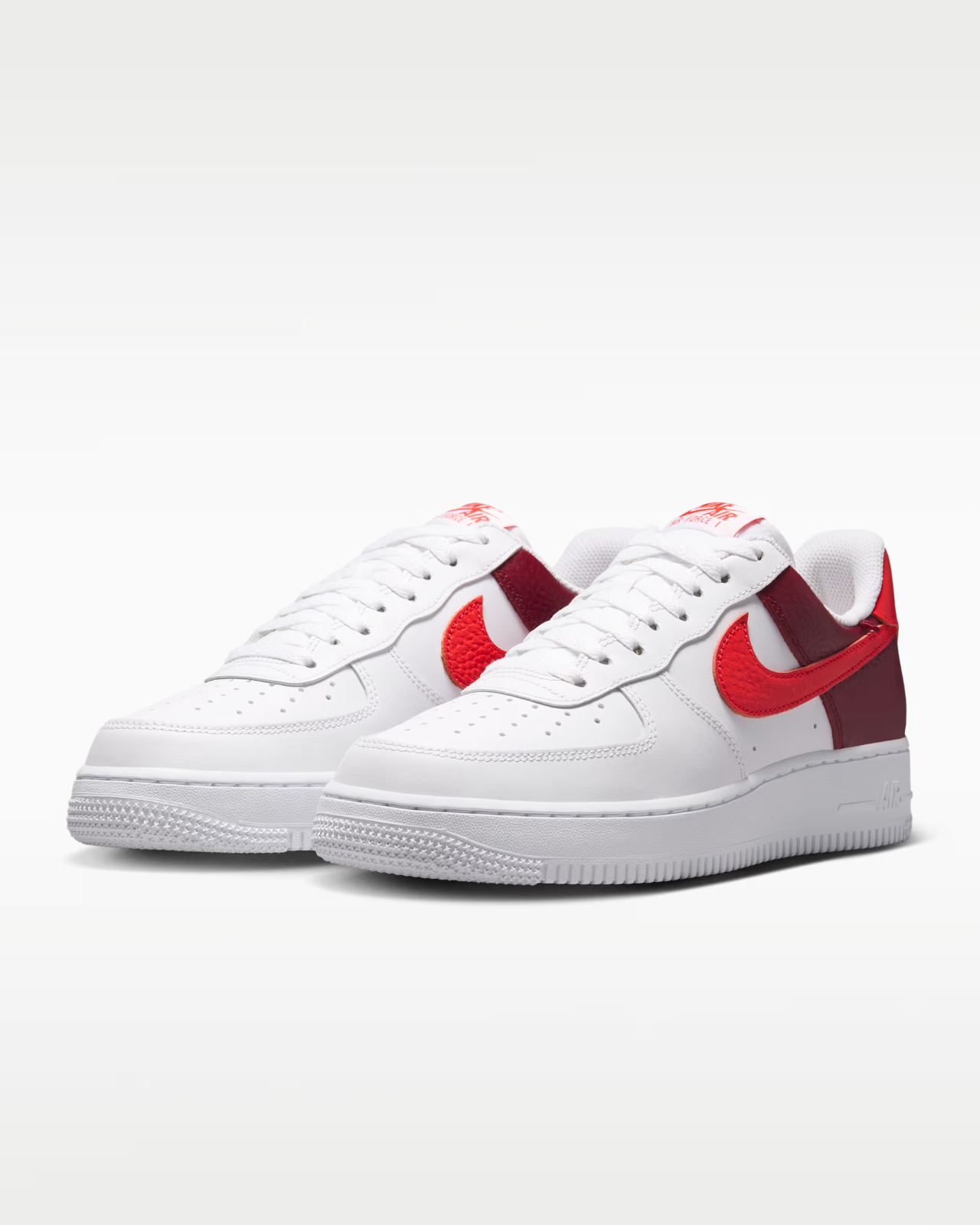 IR0872-101 Nike Air Force 1 '07 "White/Light Crimson" (Women's)