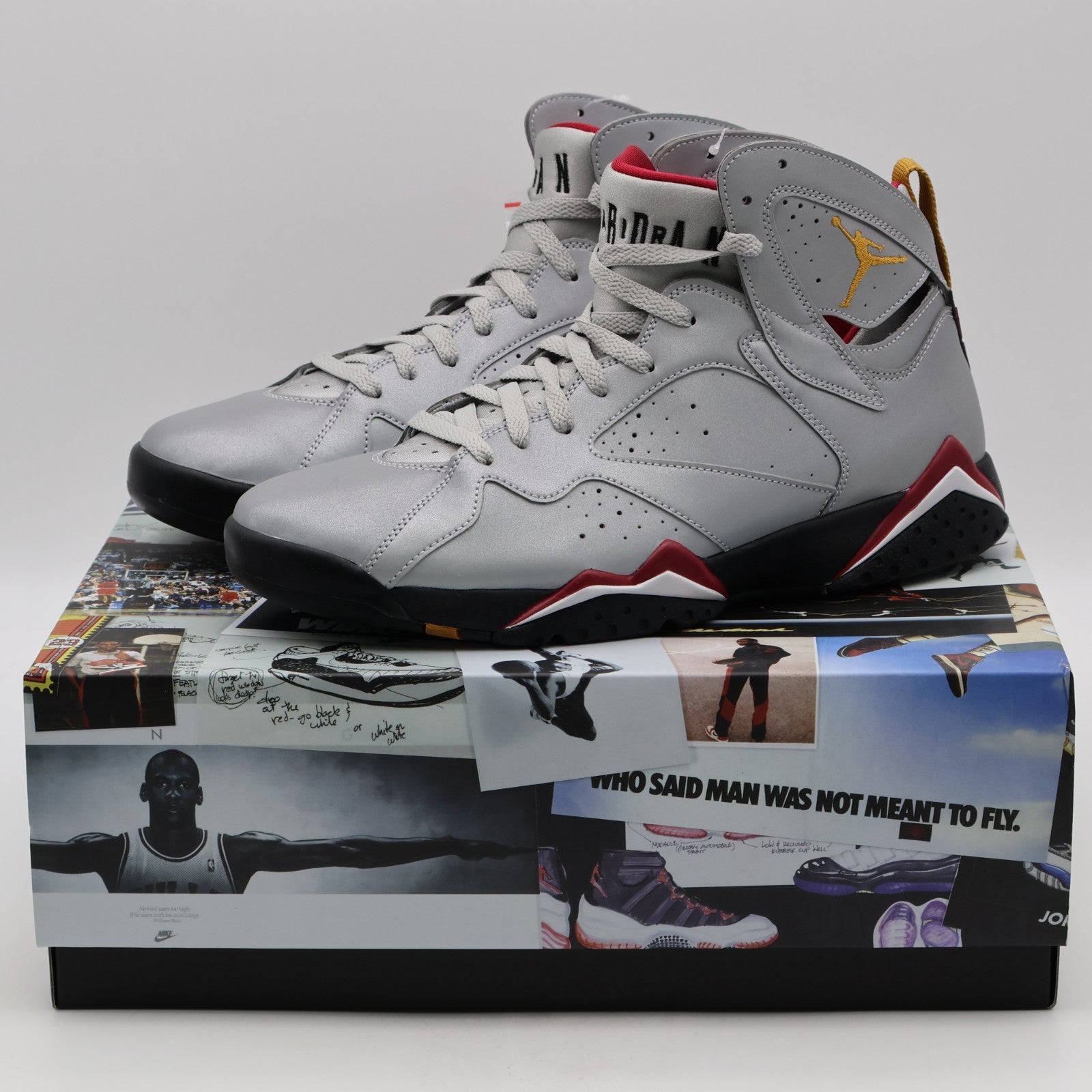BV6281-006 Nike Air Jordan 7 Retro Reflections of a Champion Silver (Men's)