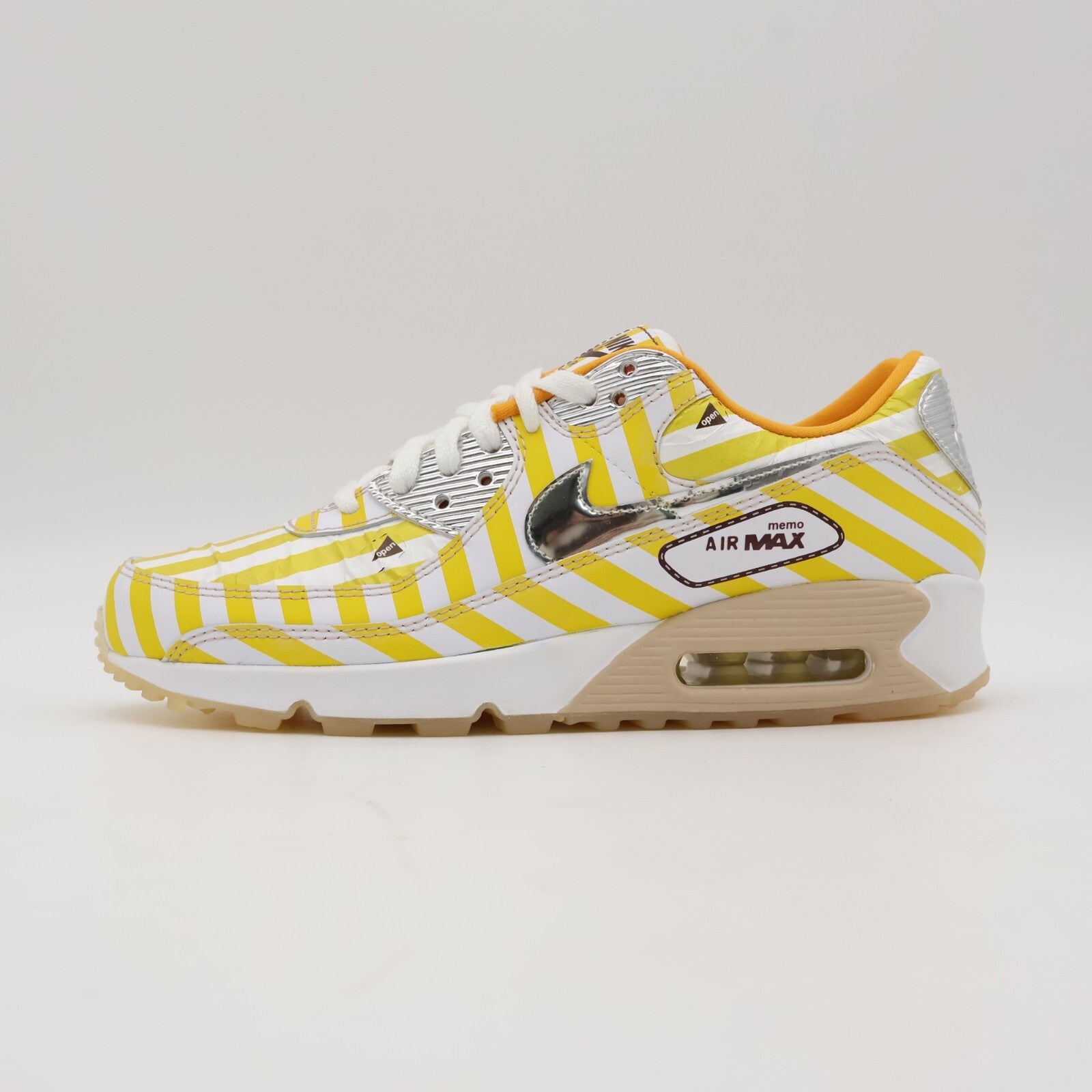 DD5481-735 Nike Air Max 90 Fried Chicken Speed Yellow Shimmer White (Men's)
