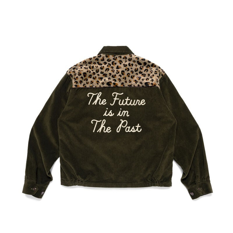 HUMAN MADE Leopard Jacket Olivedrab