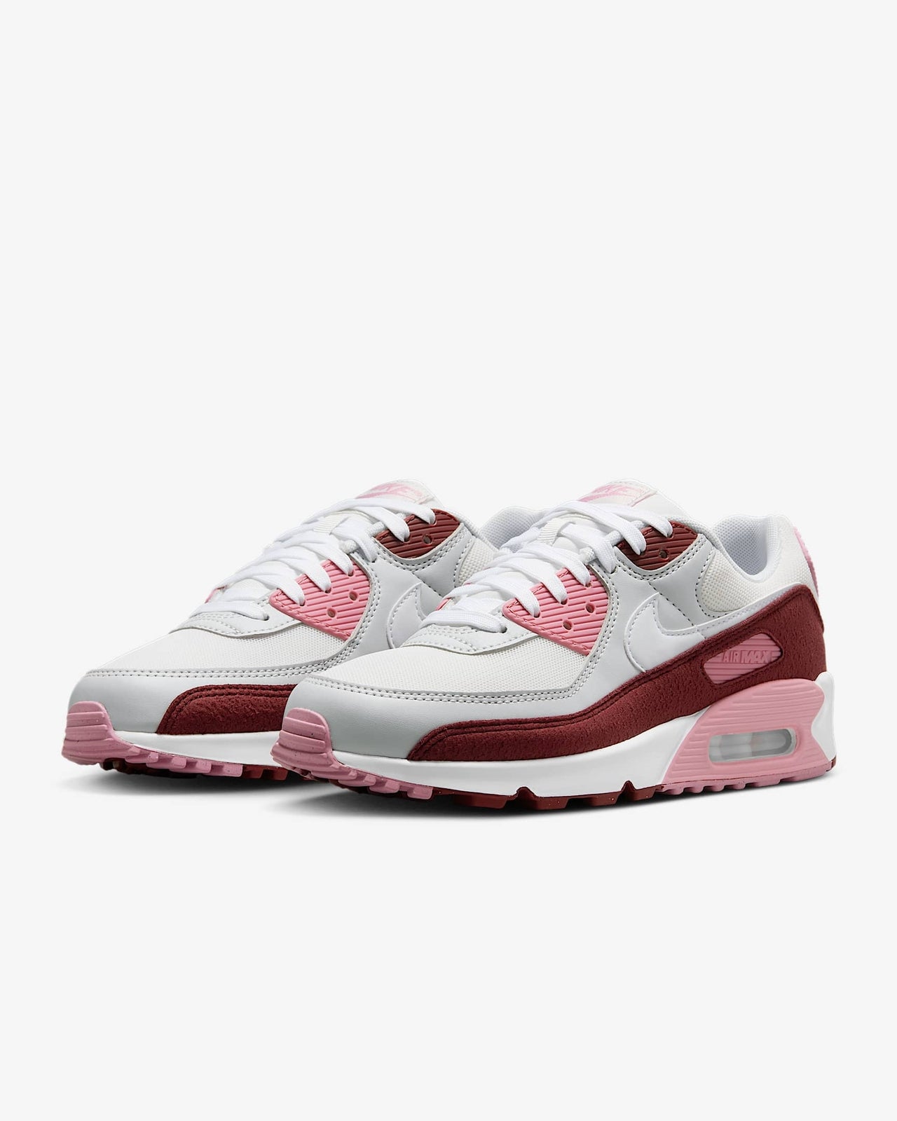 HM9451-600 Nike Air Max 90 SE Dark Team Red Platinum Tint Pure Platinum (Women's