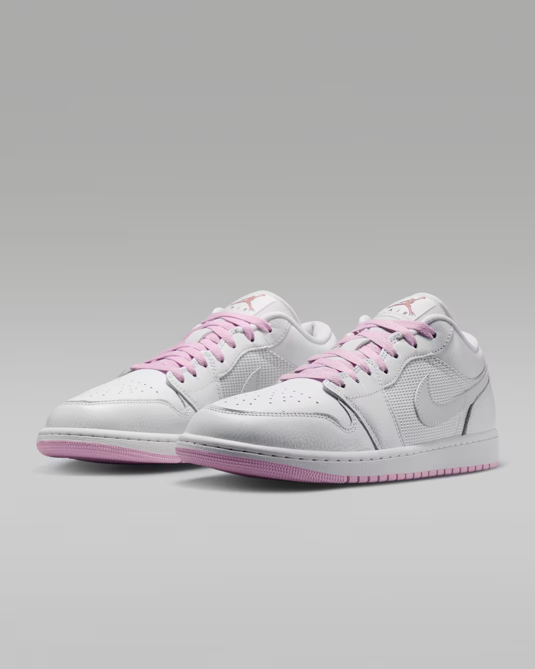 IO2048-100 Nike Air Jordan 1 Low SE "Summit White/Light Arctic Pink" (Unisex)