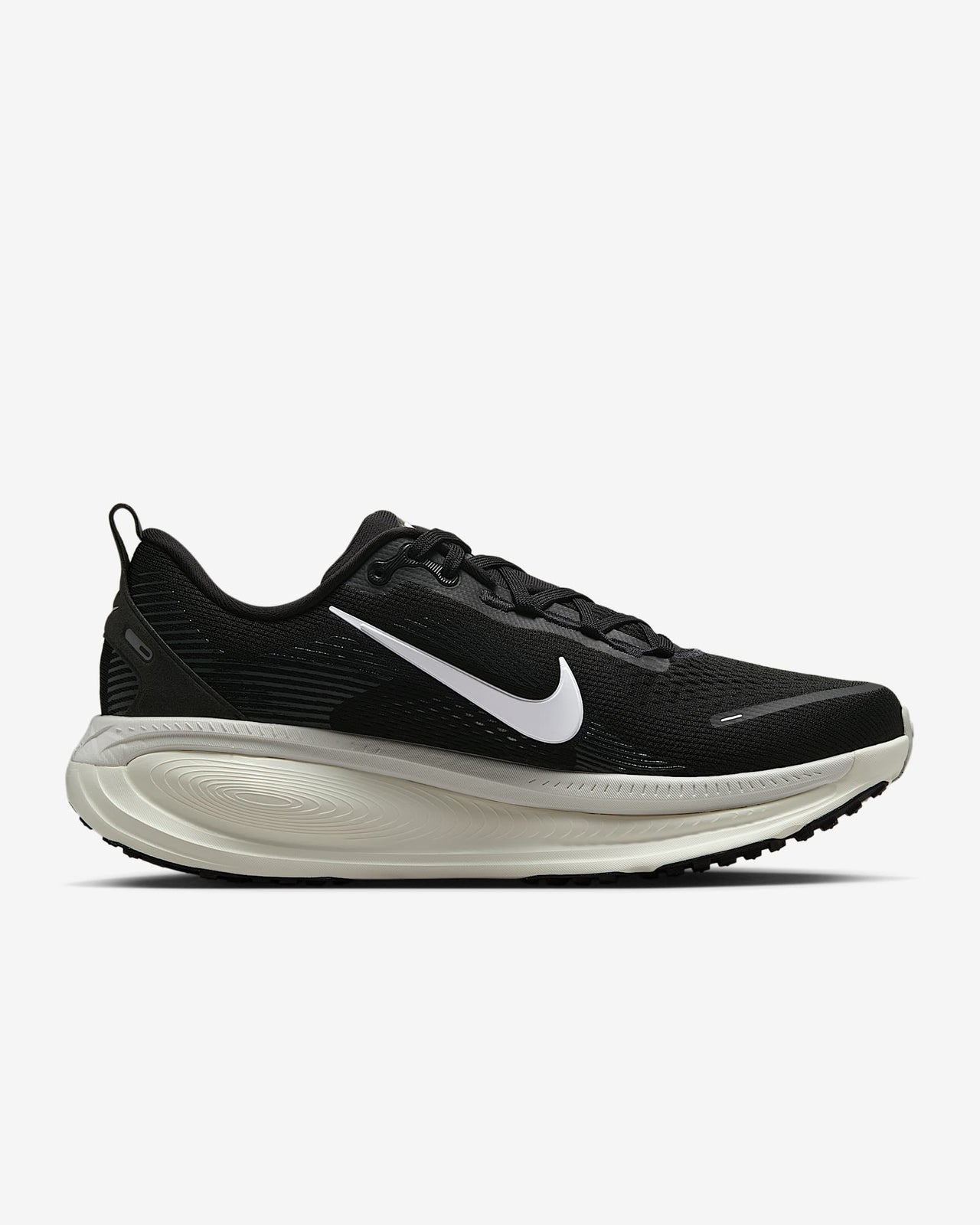 HM6803-007 Nike Vomero 18 Black Coconut Milk Light Iron Ore Summit White (Men's)