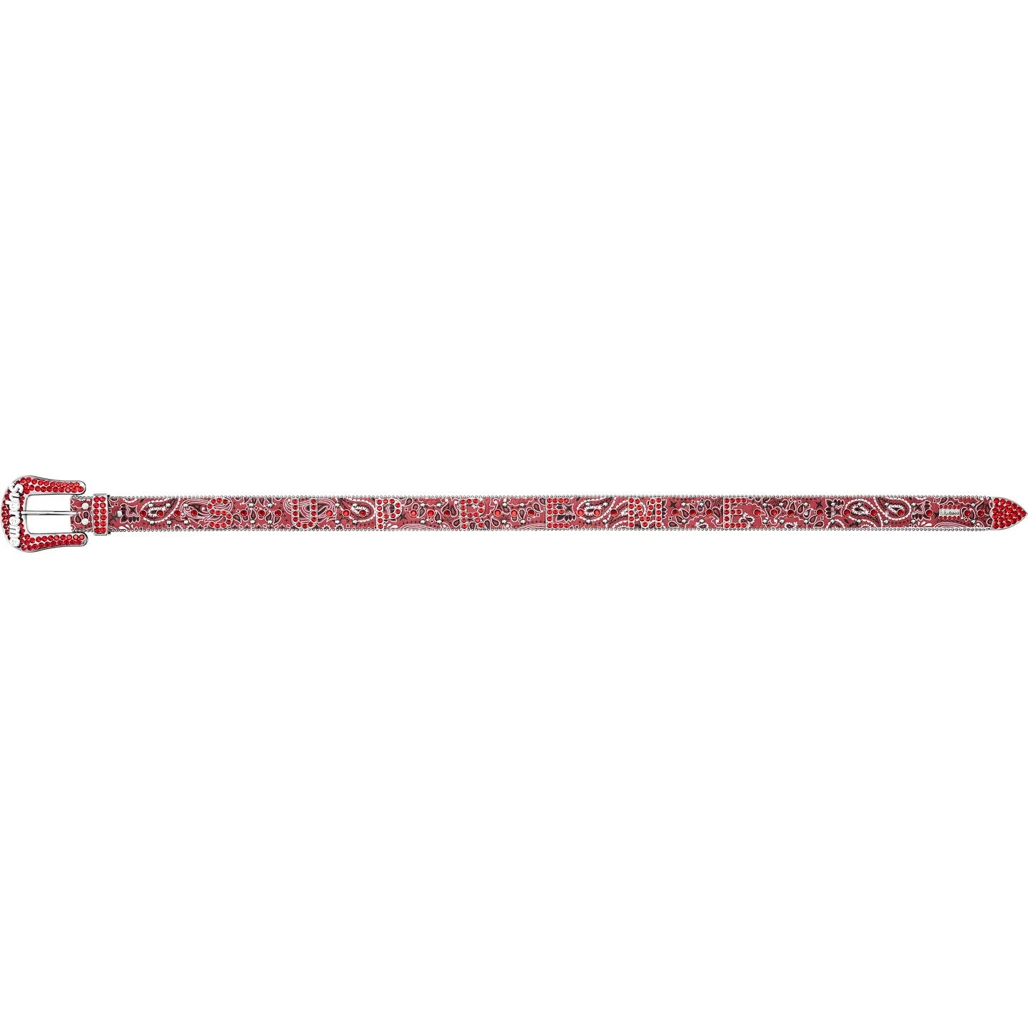 Supreme x b.b. Simon Bandana Belt Red