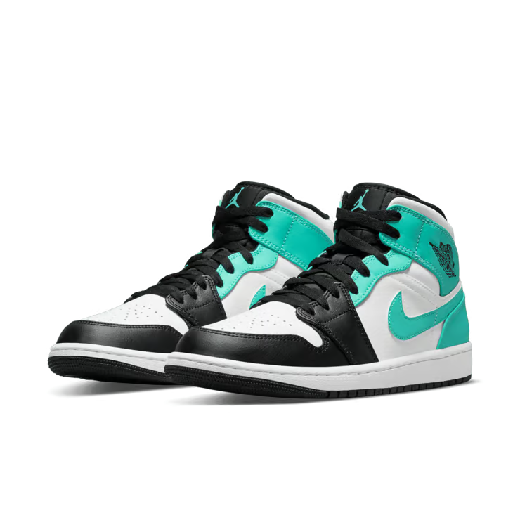 554724-132 Nike Air Jordan 1 Mid Tropical Twist Igloo (Men's)