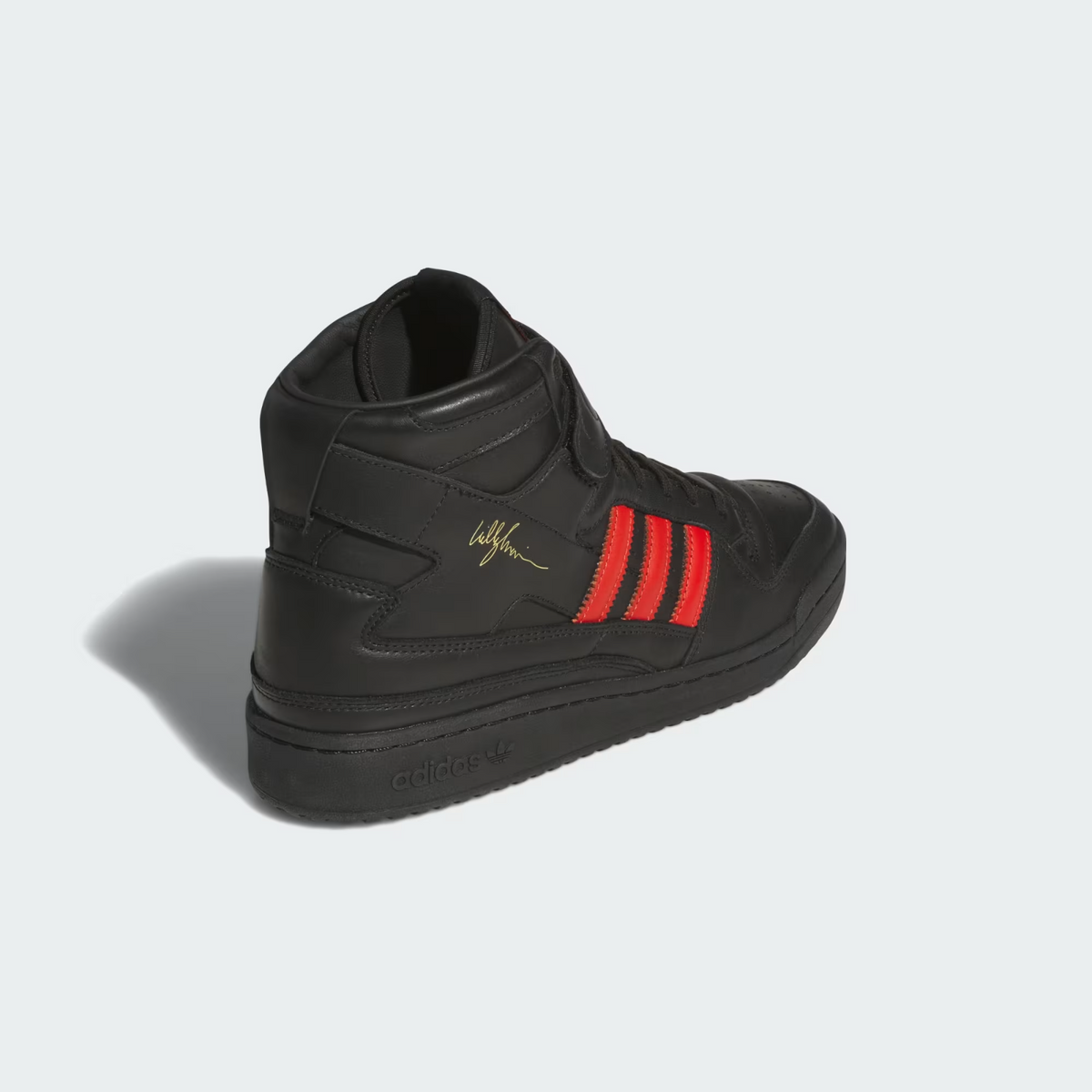 KK3695 Willy Chavarria à adidas Originals Forum 84 Hi Black Red (Men's)