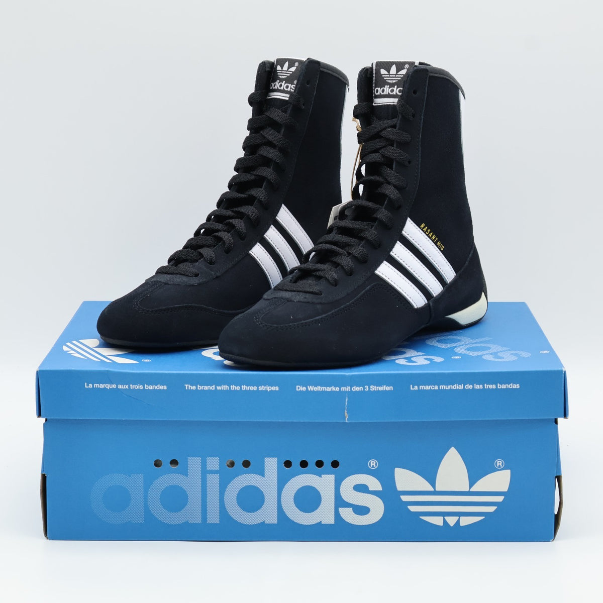 JH6665 adidas Rasant Mid Core Black Footwear White Off White (Women's)