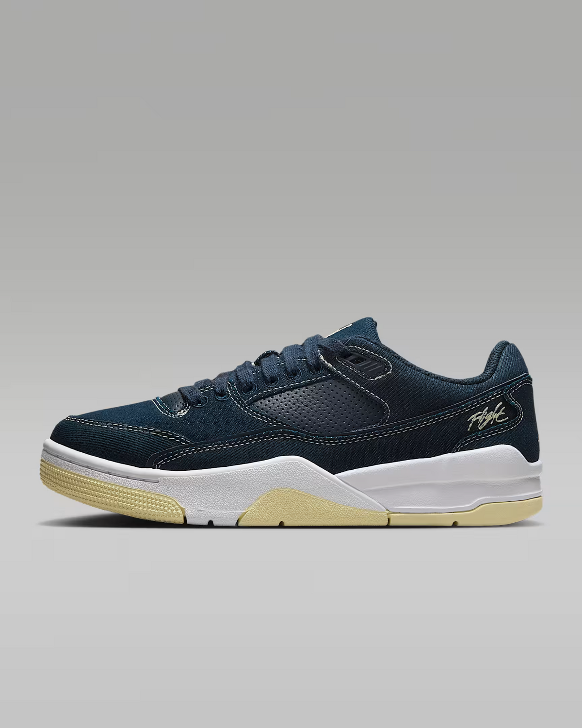 IH4489-451 Nike Jordan Flight Court Obsidian White Alabaster (Women's)