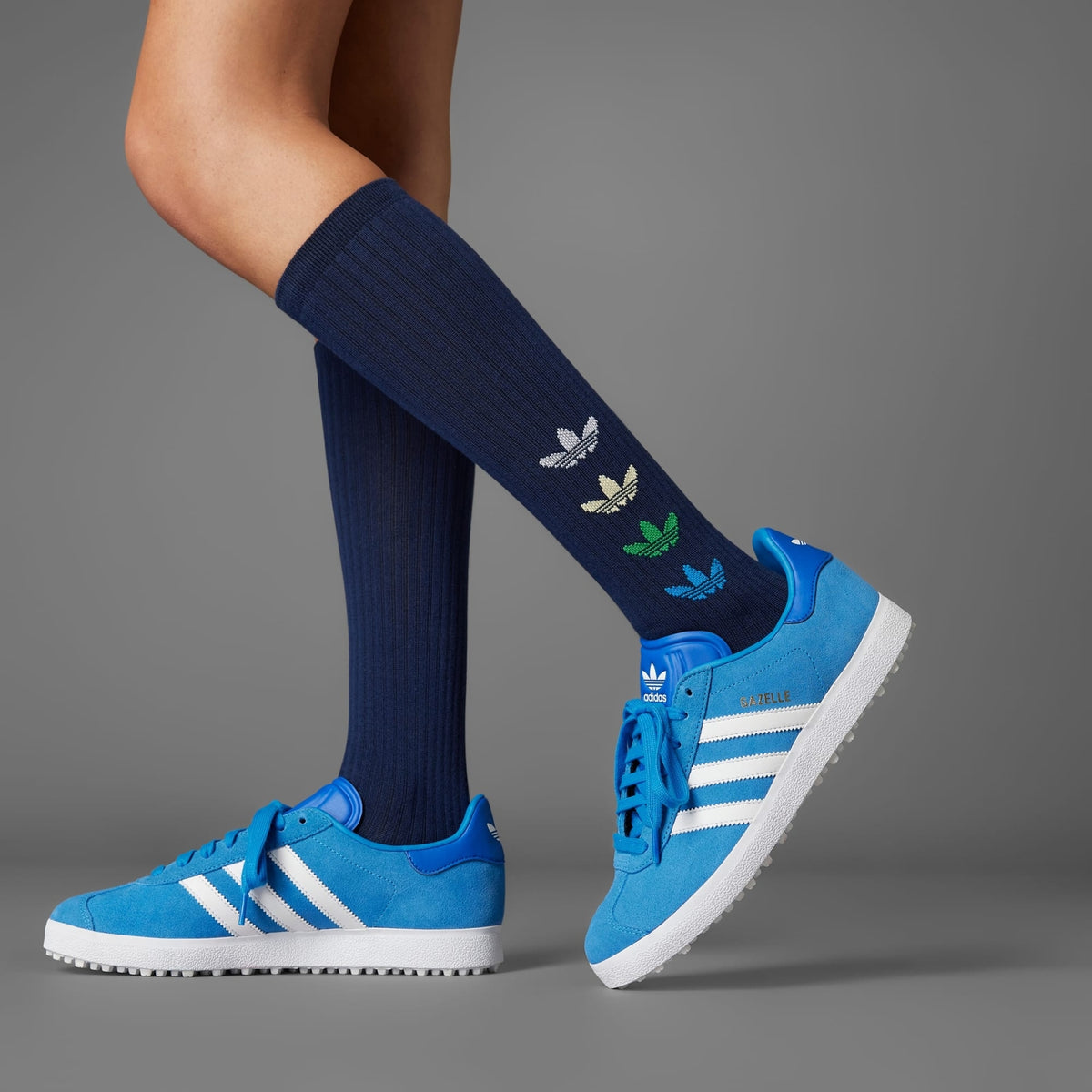 IH2267 adidas Originals Gazelle Spikeless Golf Blue Bird Cloud White (Men's)