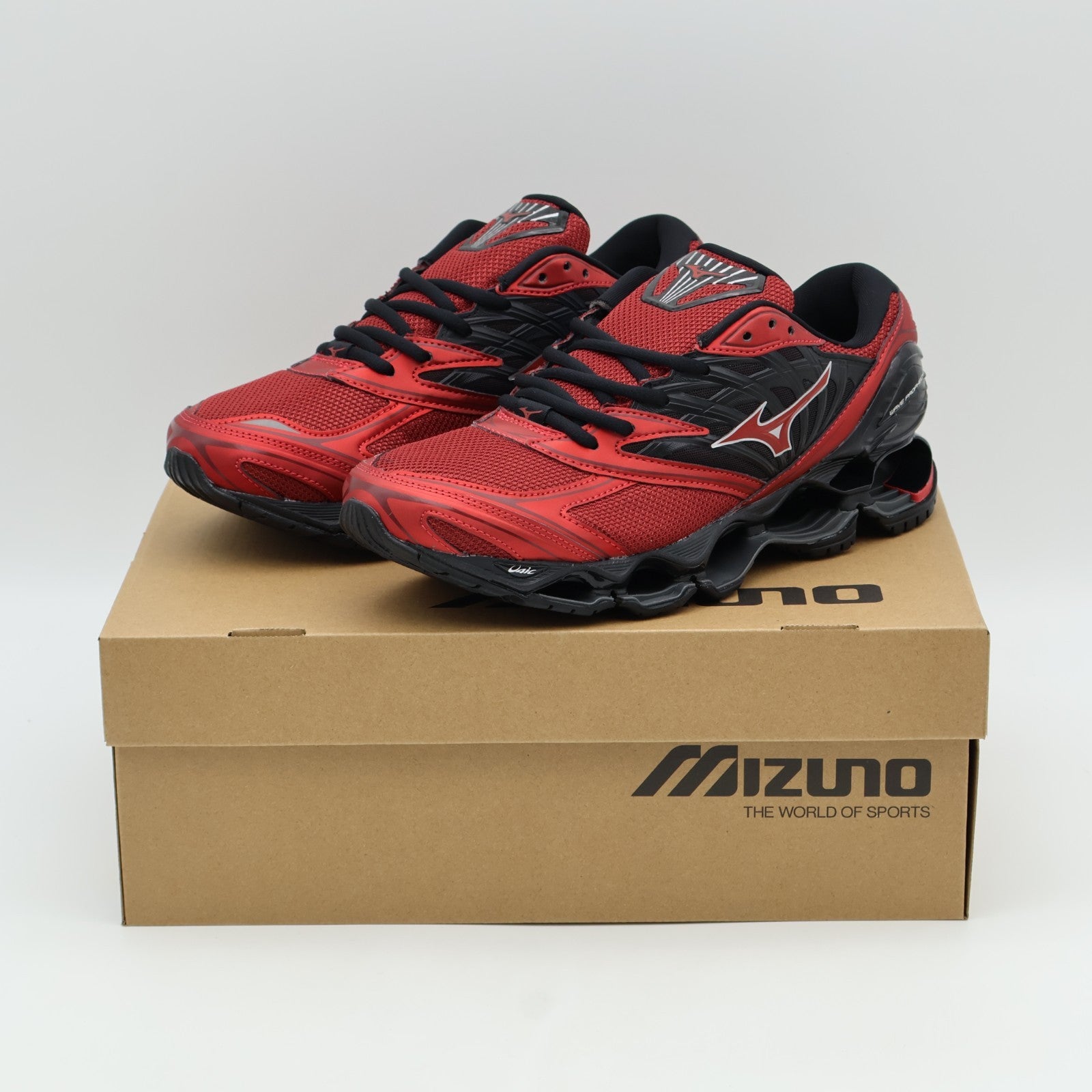 D1GA333706 Mizuno Wave Prophecy LS Red Black (Men's)