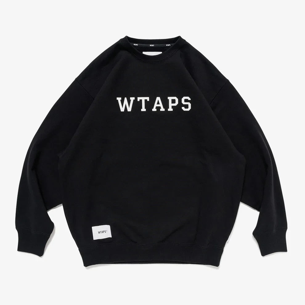 WTAPS Academy Sweater Cotton Black