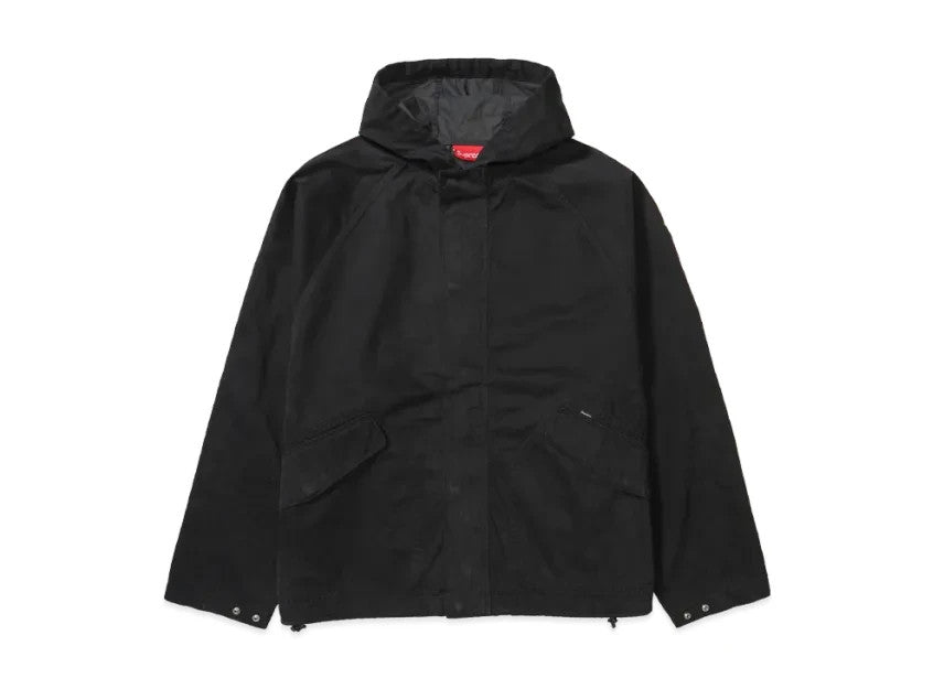 Supreme Hooded Raglan Jacket "Black"