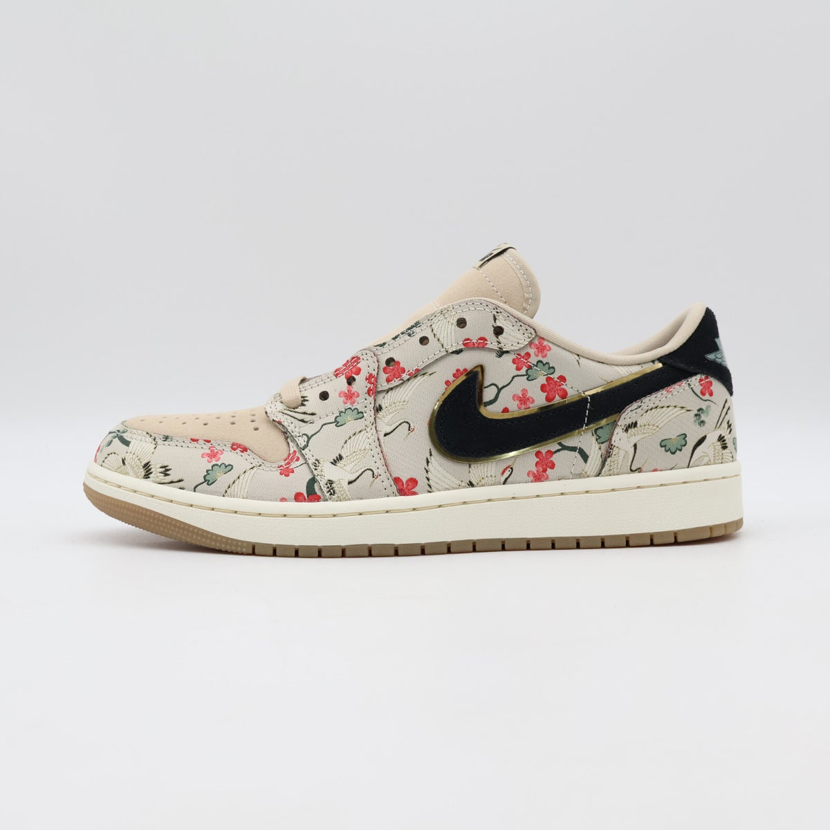 HV8293-100 Rui Hachimura Nike Air Jordan 1 Retro Low OG Cranes Oatmeal (Men's)