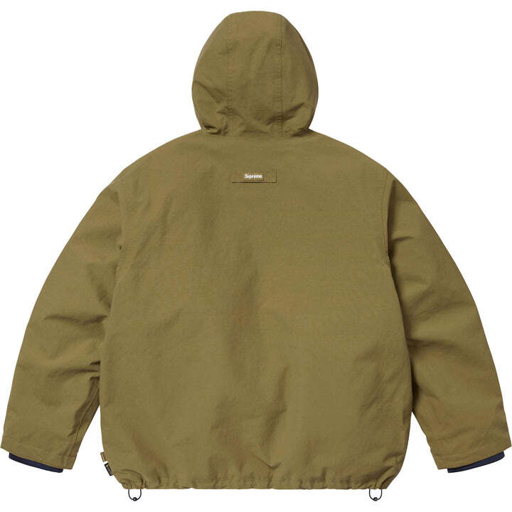 Supreme GORE-TEX Stripe Hooded Jacket Olive