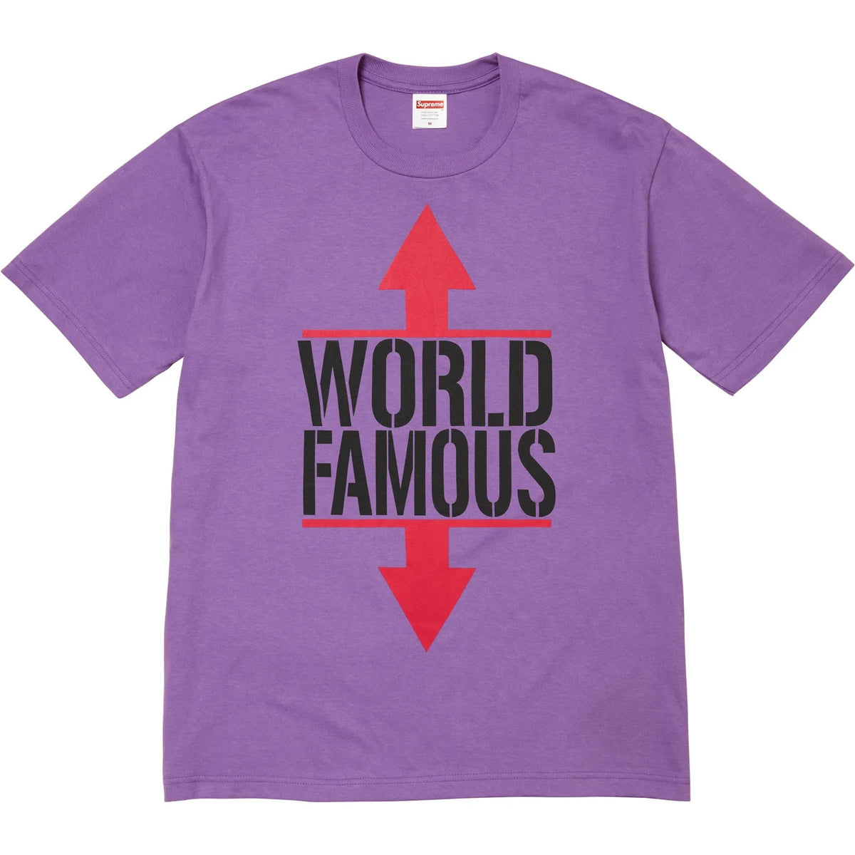 Supreme World Famous Tee Purple