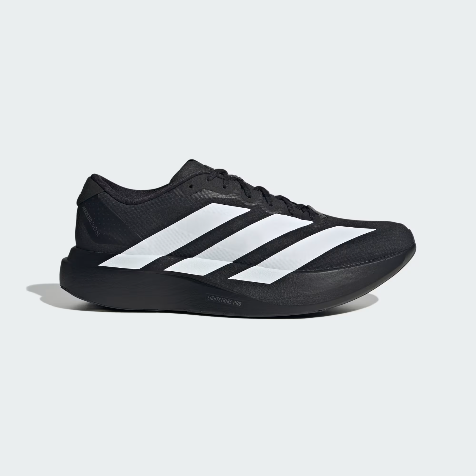JR4728 adidas Adizero EVO SL Woven Core Black Footwear White (Men's)