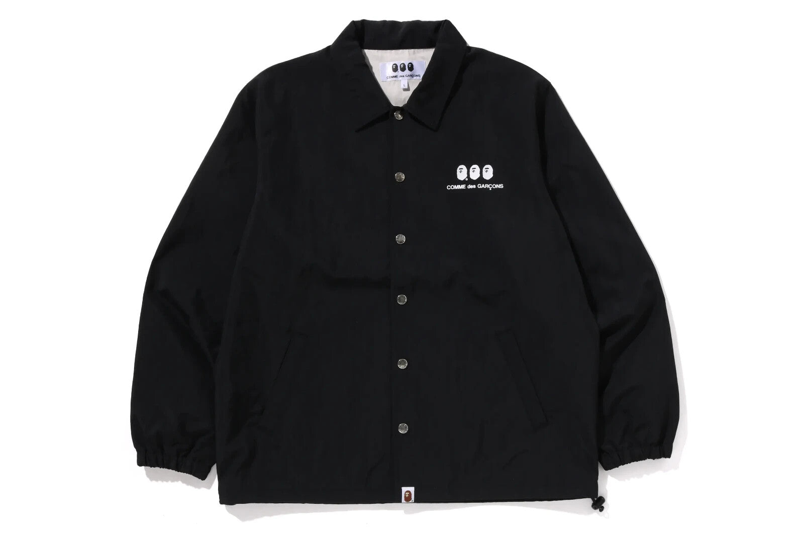 A BATHING APE COMME des GARCONS OSAKA Coach Jacket Black
