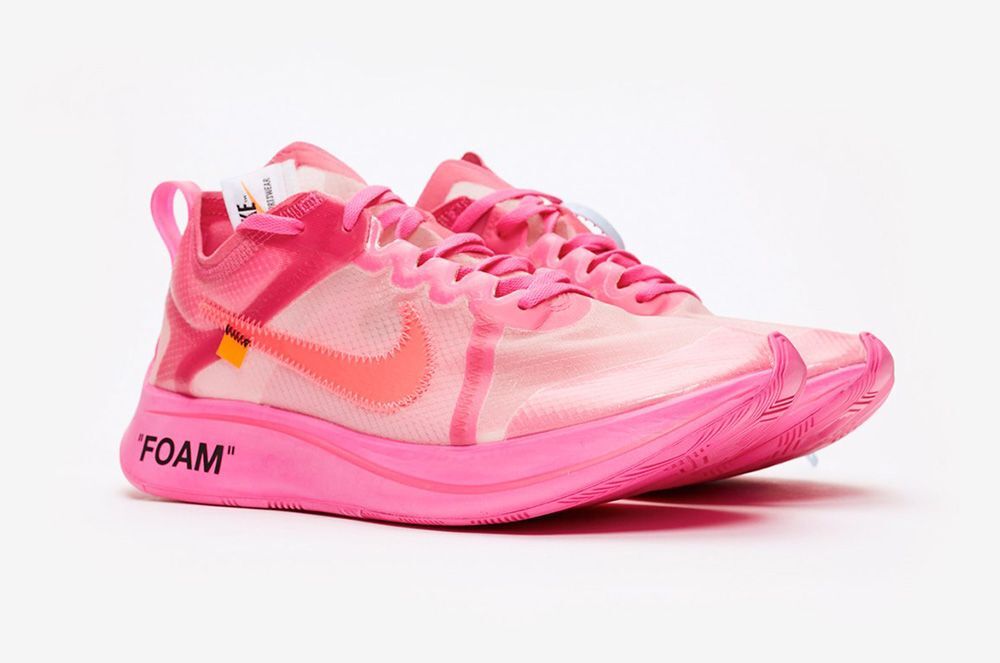 AJ4588-600 Off-White à Nike Zoom Fly Pink (Men's)