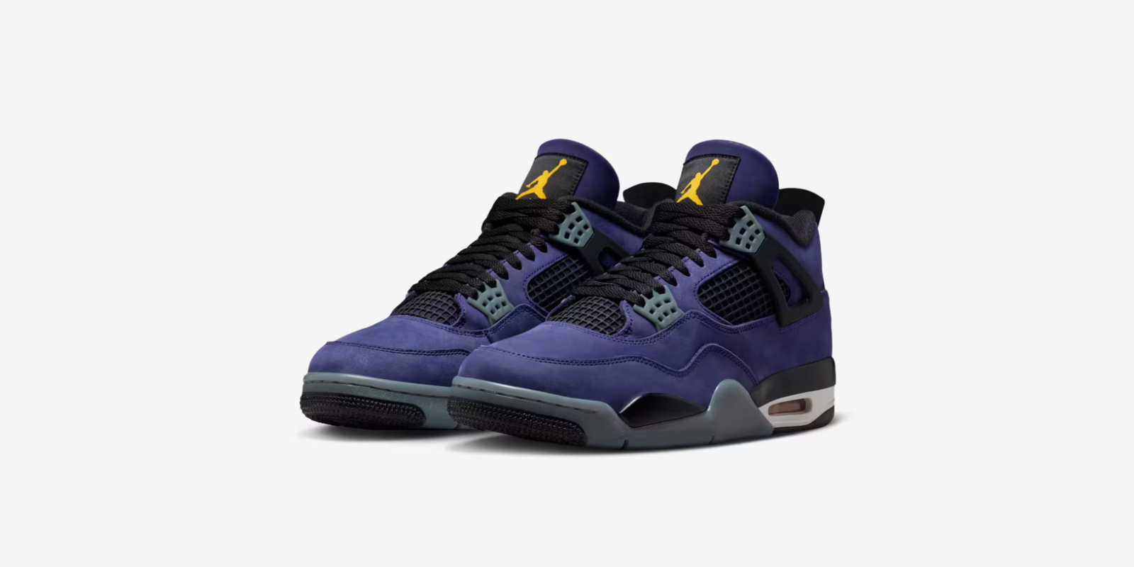IB4171-500 Nike GS Air Jordan 4 Lakers