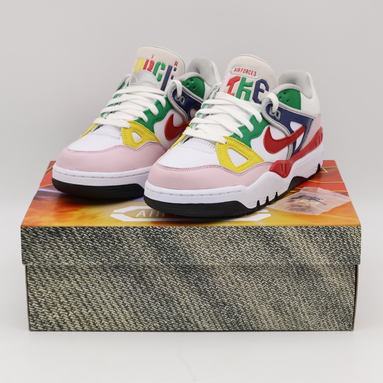 FQ7012-100 NIGO Nike Air Force 3 Low SP White Heel Logo NIGO(Men's)