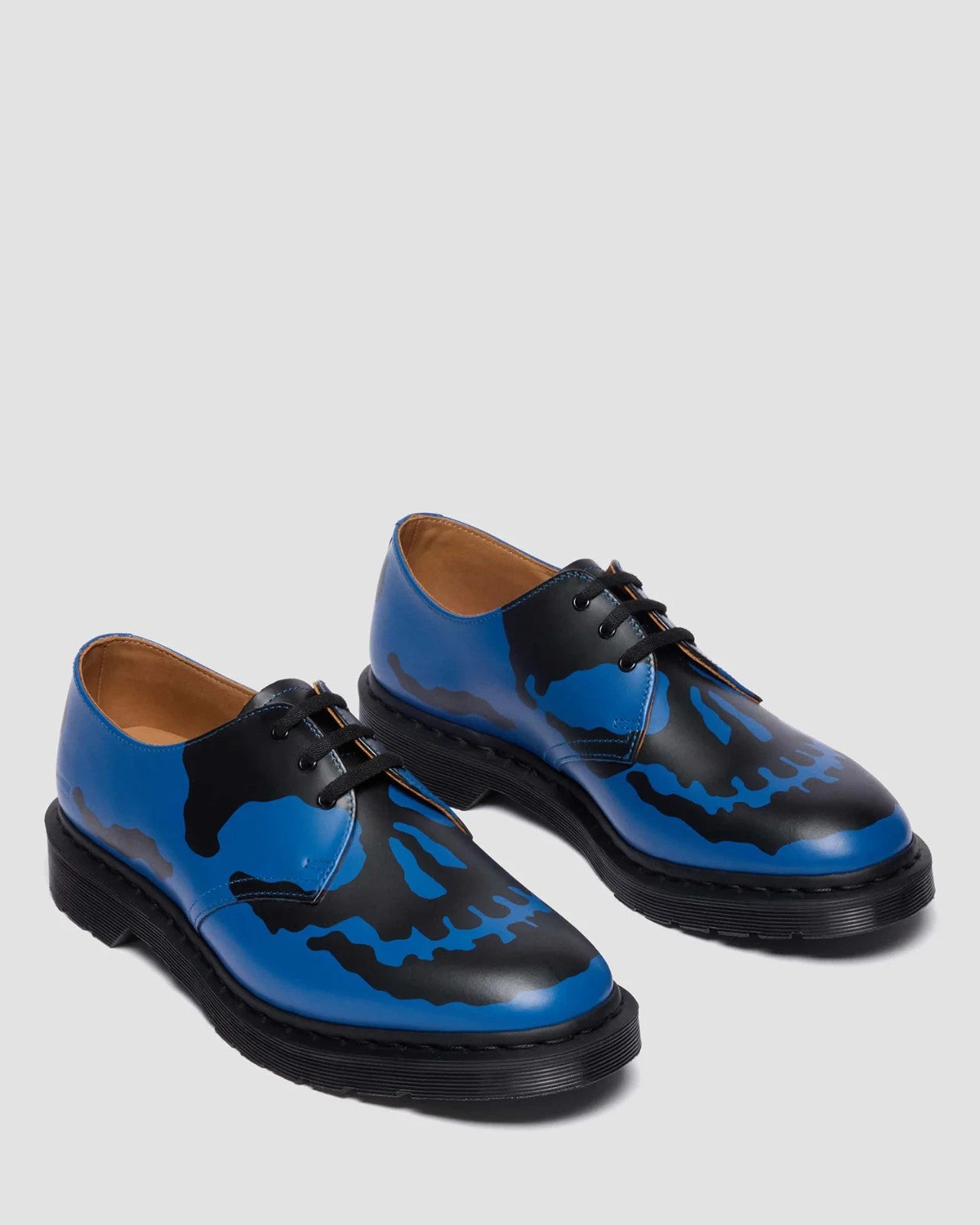 42936400 Supreme Dr.Martens 1461 Skull 3 Eye Shoe Blue Black (25FW Week 14) (Men
