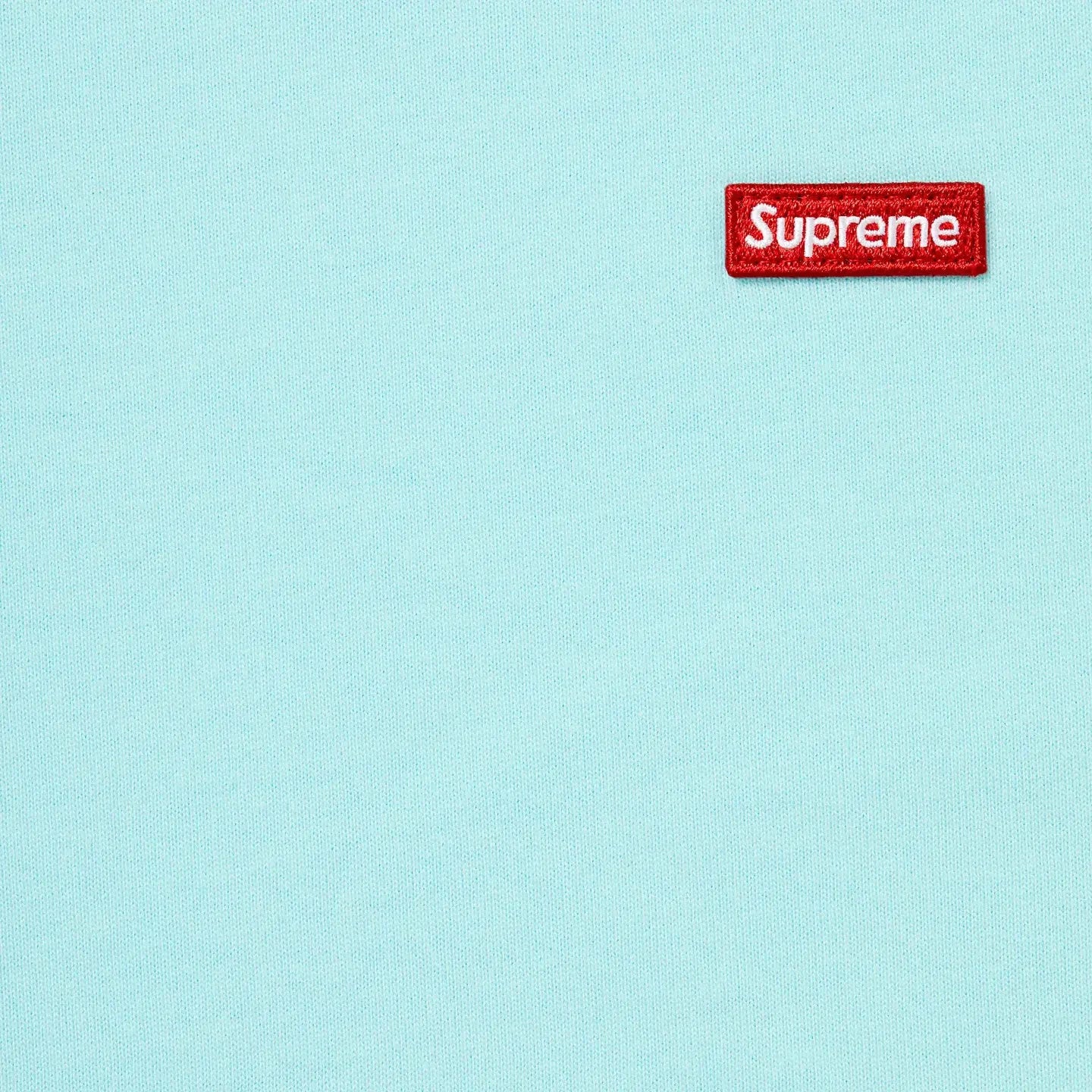 Supreme Small Box L/S Tee (26SS) Cyan