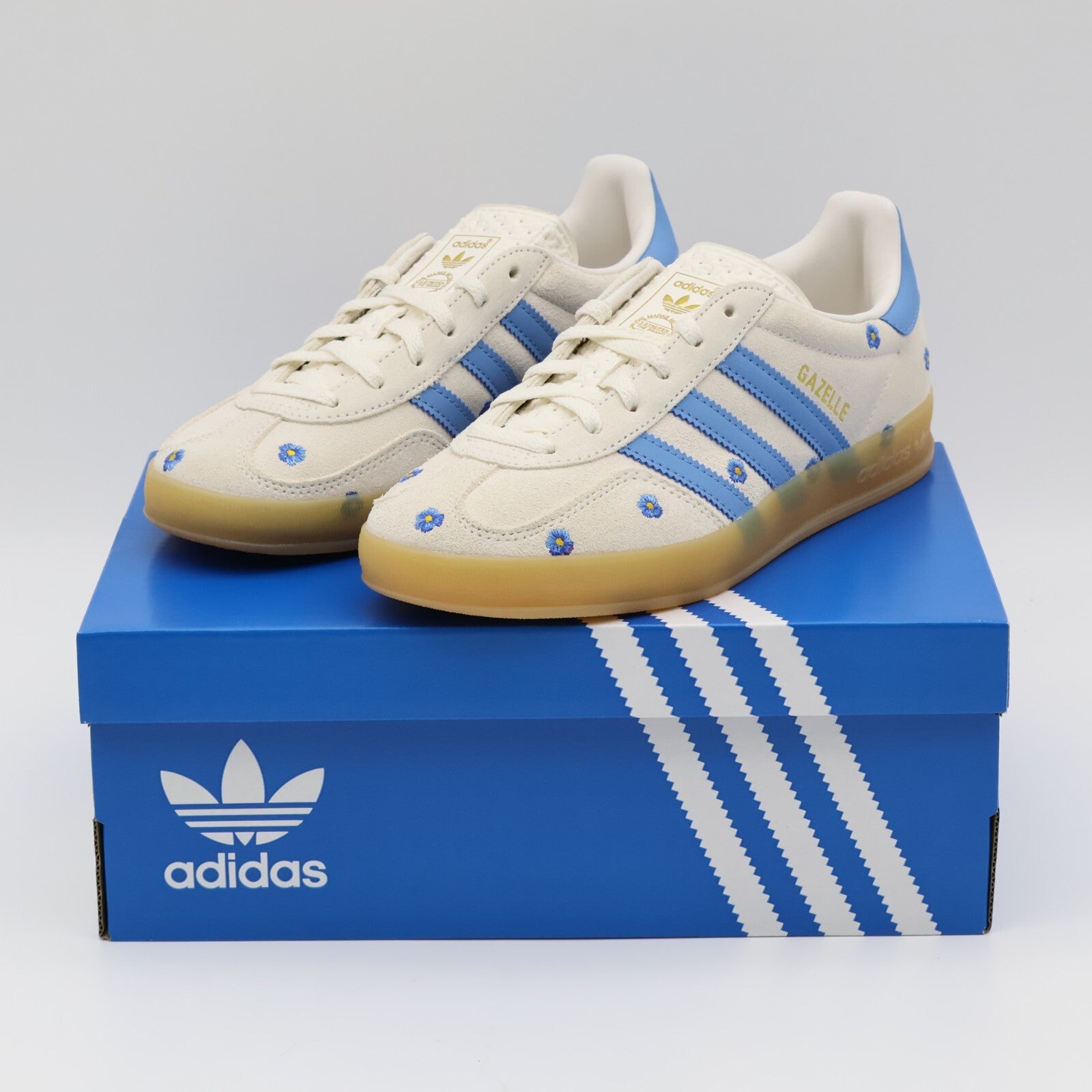 IF4491 adidas Originals Gazelle Indoor Cloud White Light Blue Gum (Women's)