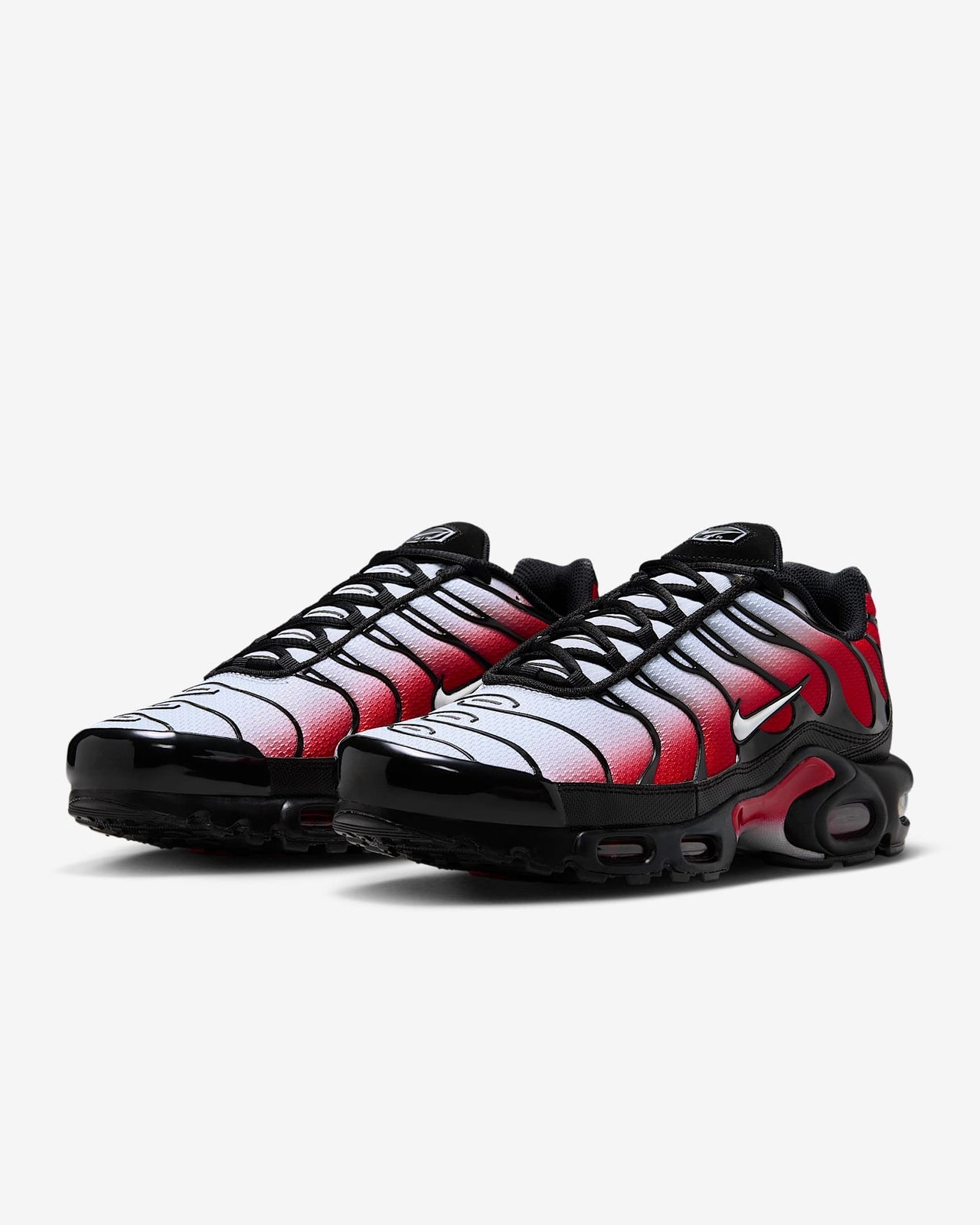 DM0032-017 Nike Air Max Plus Pure Platinum University Red Black White (Men's)