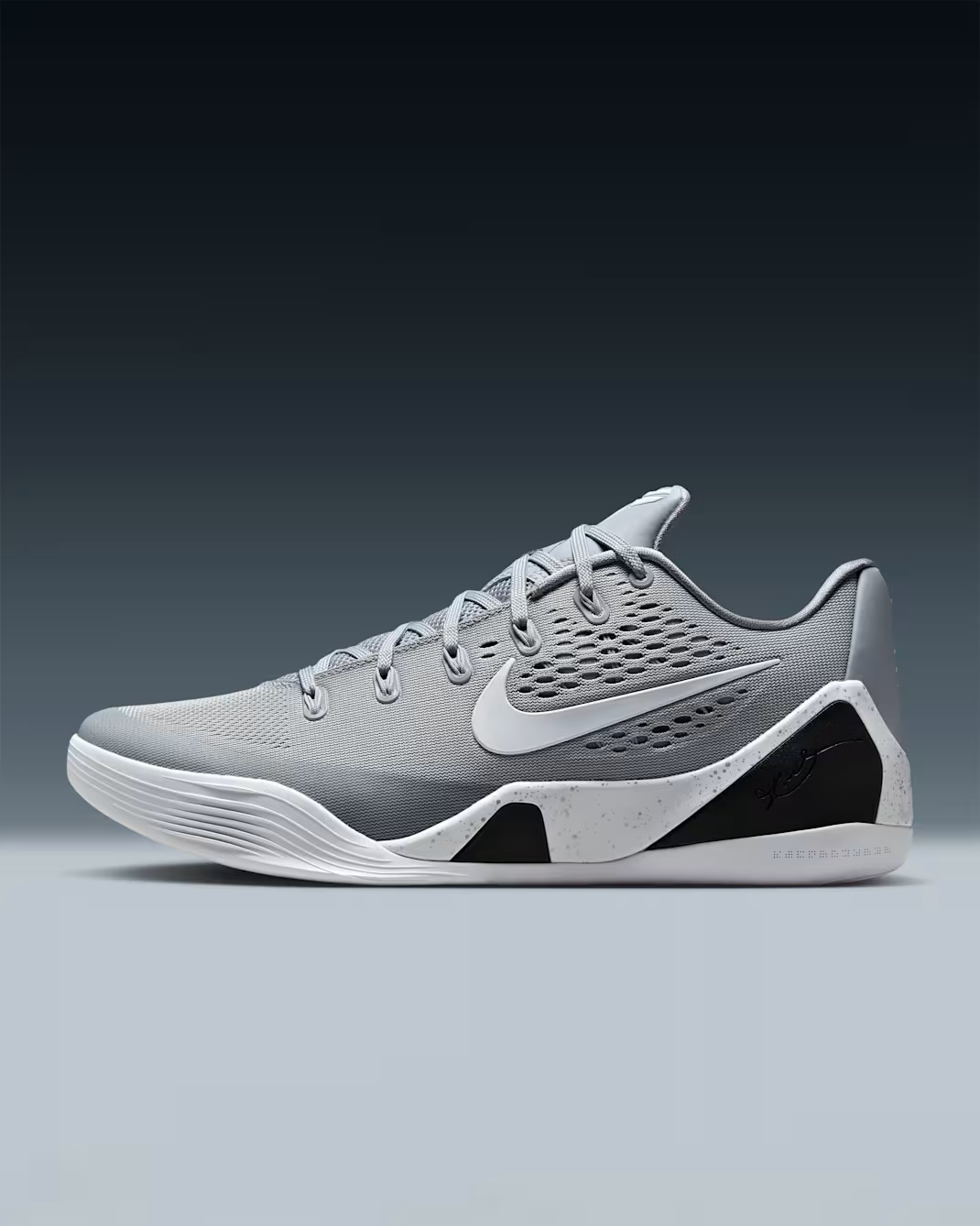 IH1401-001 Nike Kobe 9 Elite Low EM Protro Wolf Grey White (Men's)