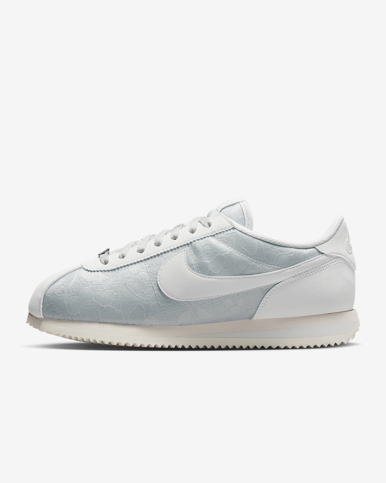 HM8286-001 Nike Cortez Platinum Tint Floral (Women's)