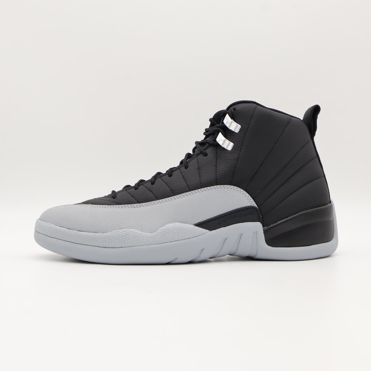 CT8013-010 Nike Air Jordan 12 Retro Barons Black and Wolf Grey (Men's)