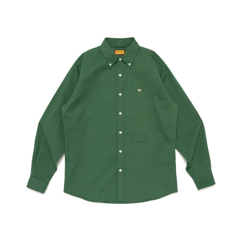 HUMAN MADE Twill BD Shirt Green