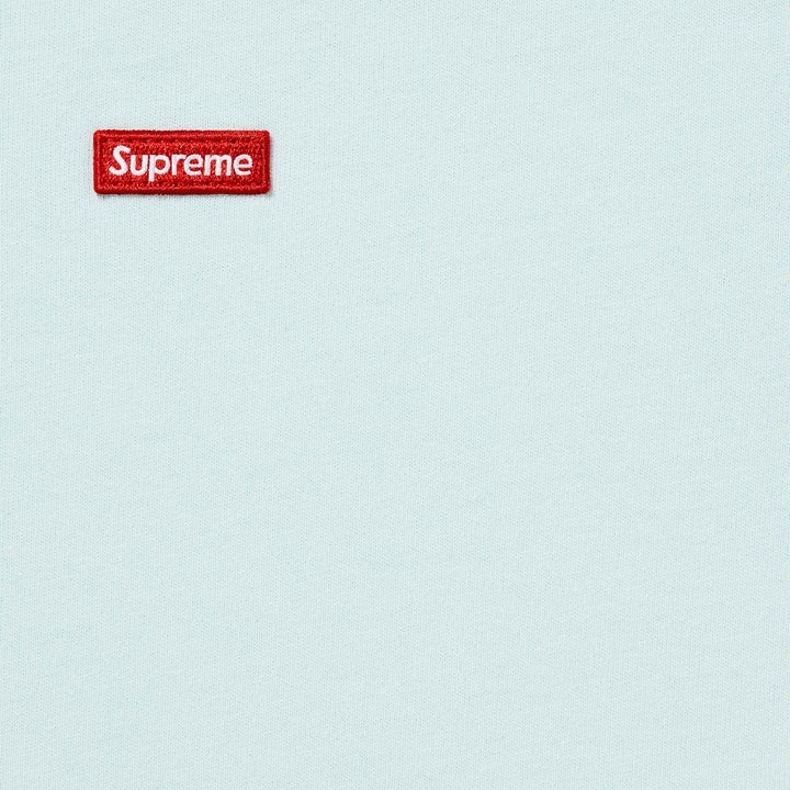 Supreme Small Box L/S Tee Light Blue