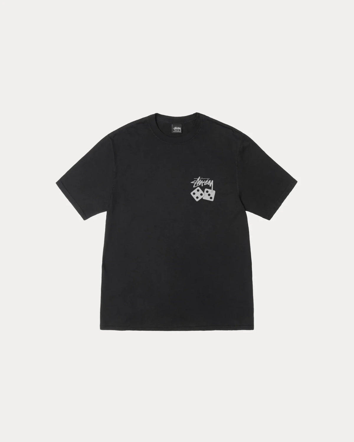 Stussy Dice Tee Pigment Dyed Black 1905077