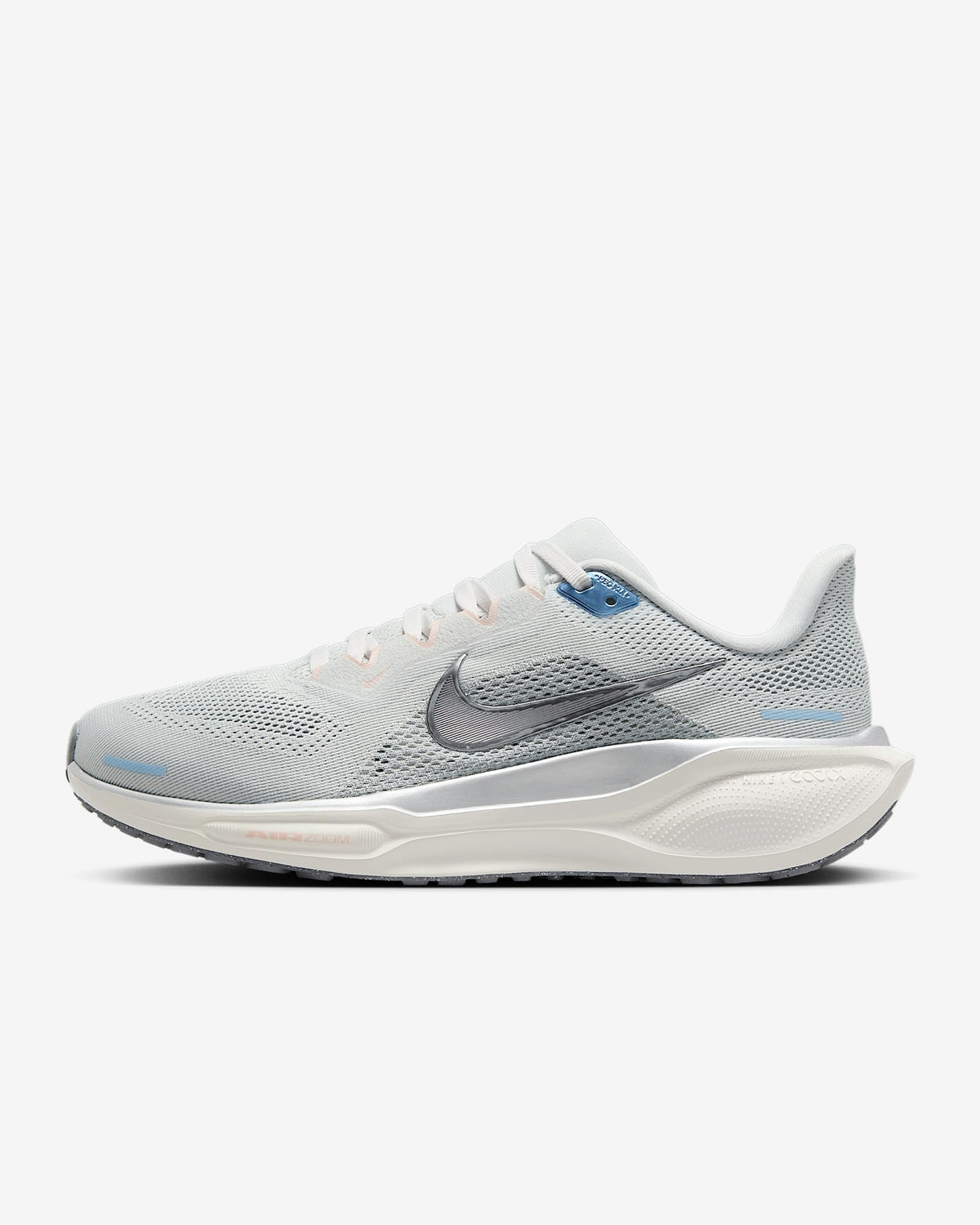 FD2723-007 Nike Pegasus 41 Photon Dust Sail Echo Pink Metallic Pewter (Women's)