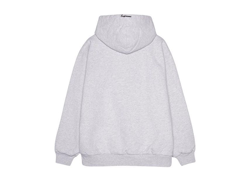 Supreme x Dickies Quilted Lined Zip Up Hooded Sweatshirt Ash Grey