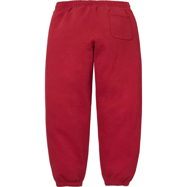 Supreme Satin Applique Sweatpant Red